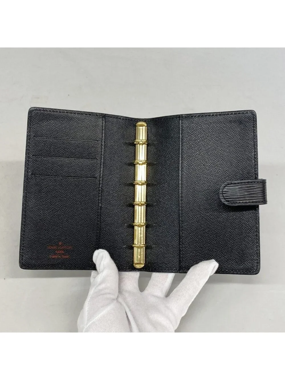 Louis Vuitton Notebook Cover Epi Agenda PM Noir